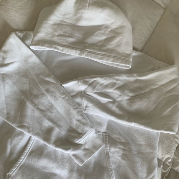 TNA PERFECT BOYFRIEND HOODIE WHITE - Picture 2 of 3